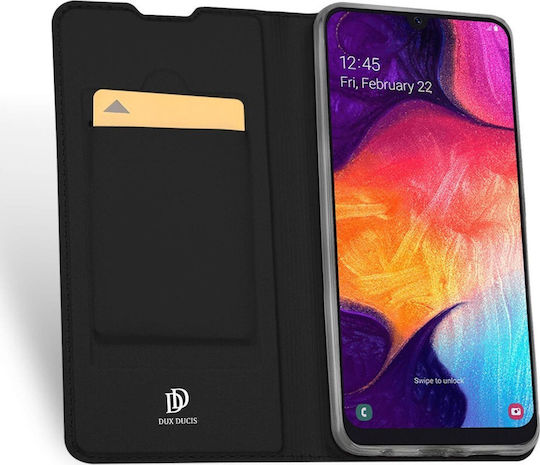 Dux Ducis Skin Pro Synthetic Leather Book Black (Galaxy A70)