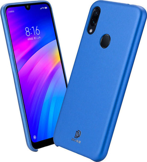 Dux Ducis Skin Lite Back Cover Synthetic Leather 0.5mm Blue (Redmi 7)