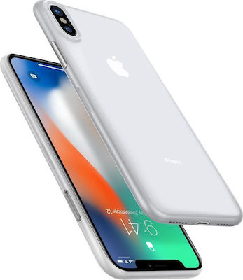 Spigen AirSkin Silicone Back Cover Transparent (iPhone X / Xs)