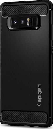 Spigen Rugged Armor Back Cover Σιλικόνης Μαύρο (Galaxy Note 8)