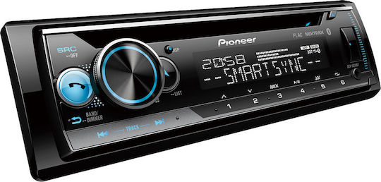 Pioneer Автомобилна Аудио Система 1DIN (Блутут/USB) с Подвижен панел