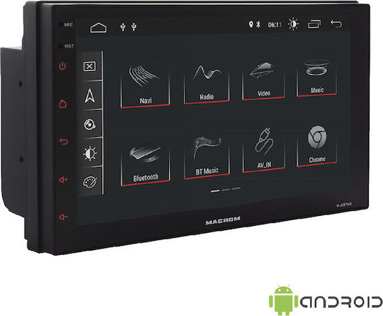 Macrom Car Radio (1 DIN) Bluetooth USB