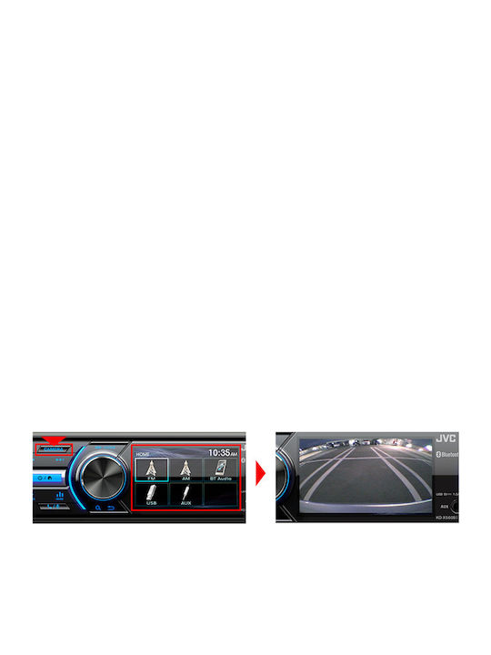 JVC Auto-Audiosystem 1DIN (Bluetooth/USB)