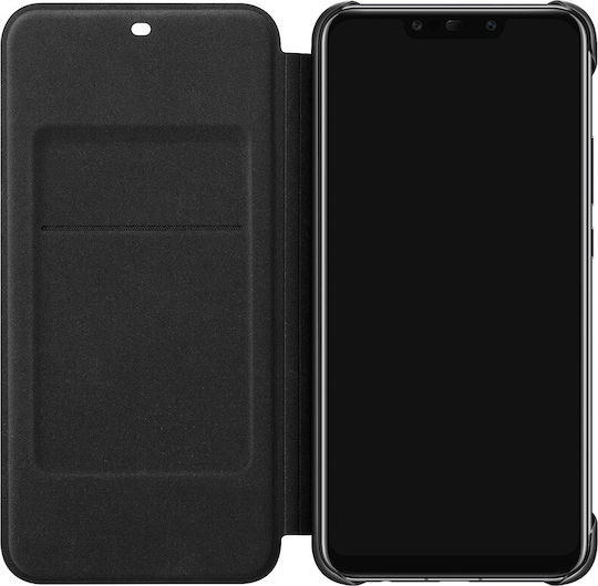 Huawei Книга Изкуствена кожа Черен (Huawei Mate 20 Lite)