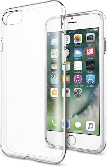 Spigen Liquid Crystal Umschlag Rückseite Silikon Transparent (iPhone 7 / 8 / SE 2020 / SE 2022)