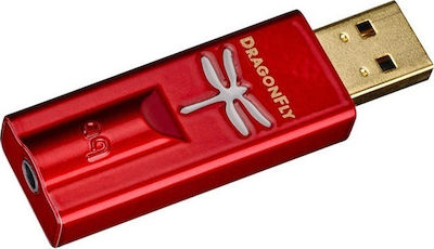 Audioquest Dragonfly DAC mit USB-Eingang Rot