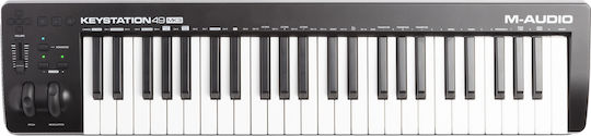 M-Audio Midi Keyboard Keystation MK3 with 49 Keys Black