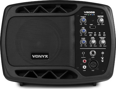 Vonyx V205B 170.295 Active Speaker PA 80W with Woofer 5" 20x21x28cm.