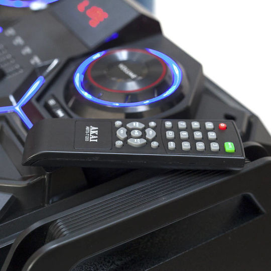 Akai Proffesional Karaoke Speaker with Wireless Microphone and Lighting Effects ABTS-T1203 Black