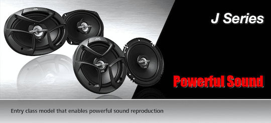 JVC Комплект Автомобилни Високоговорители CS-J610X 6.5" с 30W RMS (Двоен конус)