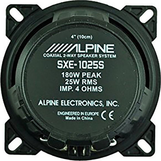 Alpine Комплект Автомобилни Високоговорители 4" с 25W RMS (2 път)