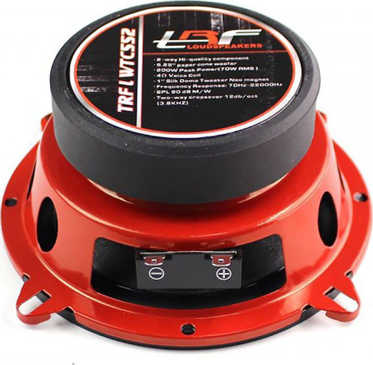 TRF Комплект Автомобилни Високоговорители LWTC552 Сплит-системи 5.25" с 70W RMS (2 път)
