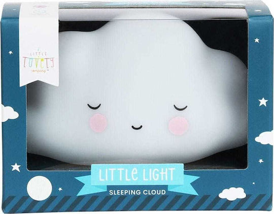 A Little Lovely Company Led Kids Decorative Lamp Cloud with Color Changes White