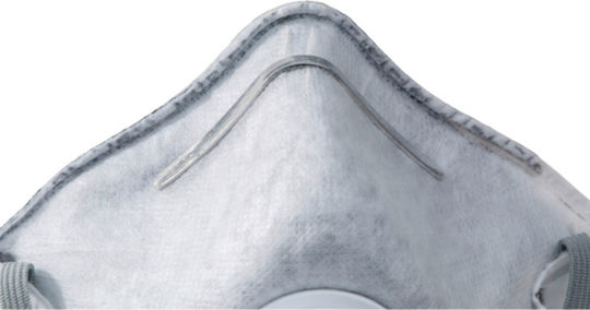 Wurth Mask Half Face with Activated Carbon Filters White