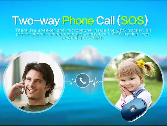 Q60 Waterproof Mini GPS Tracker with GSM, LBS for Children/Elderly & Climbers