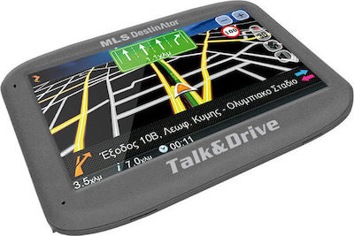 MLS Συσκευή Πλοήγησης GPS Talk&Drive 433 (Greece & Cyprus) με Οθόνη 4.3" USB & Slot pentru card 33.ML.520.194