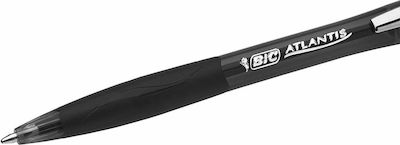 Bic Atlantis Soft Stift Kugelschreiber nullmm mit Schwarz Tinte