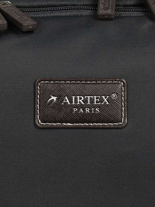 Airtex Paris Βαλίτσα Ταξιδίου Καμπίνας Υφασμάτινη Γκρι με 4 Ρόδες Ύψους 55εκ.