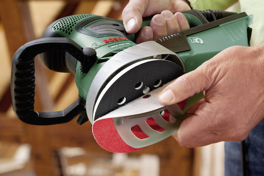 Bosch PEX 400 AE Exzenterschleifer 125mm Elektrisch mit Geschwindigkeitsregelung und mit Absaugsystem
