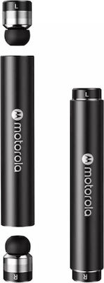 Motorola Verbebuds 300 Bluetooth Handsfree Ακουστικά με Θήκη Φόρτισης Μαύρα