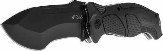 Walther Osk II Pocket Knife Black in Sheath