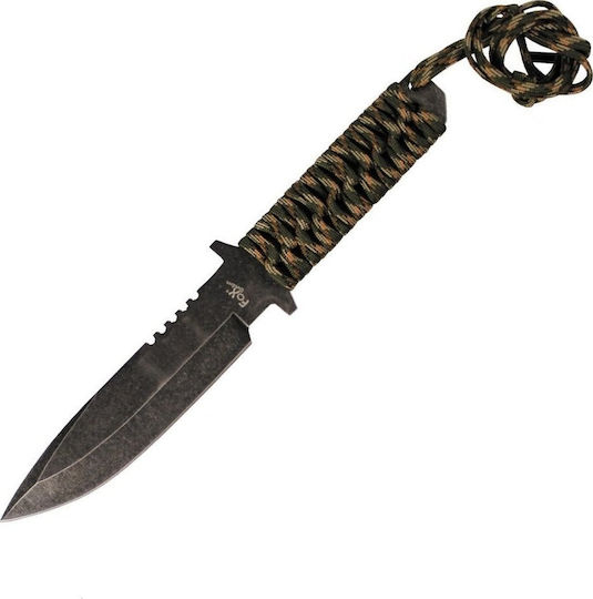 Fox Outdoor Fox Outdoor Knife Survival Khaki in Sheath