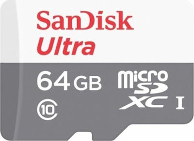 Sandisk Ultra microSDXC 64GB Clasa 10 U1 UHS-I