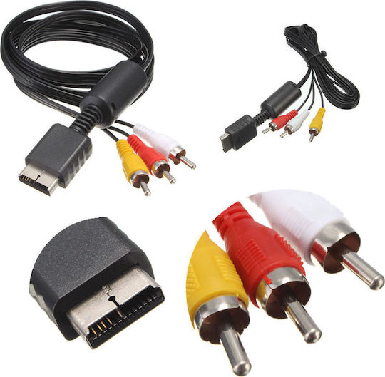 Sony RCA Cable Кабел за PS3 в Черен цвят