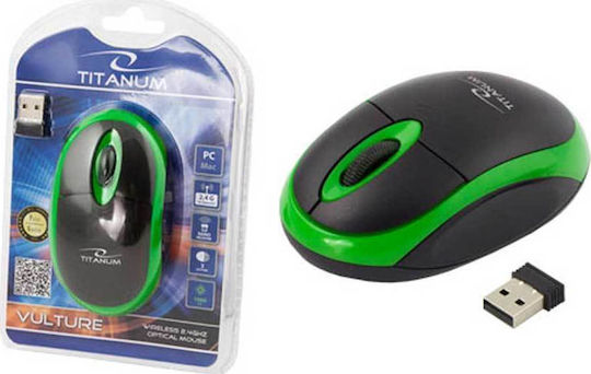 Esperanza Titanum 3D Vulture Wireless Mouse Black /Green