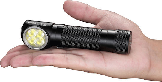 NiteCore Επαναφορτιζόμενος Φακός Κεφαλής LED IP68 με Μέγιστη Φωτεινότητα 2700lm HC35 18650, CR123, RCR123