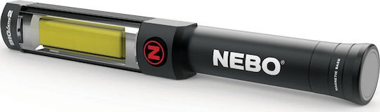 Nebo Battery Workshop Light LED Dual Function with Brightness up to 500lm Big Larry 2 6737 Black