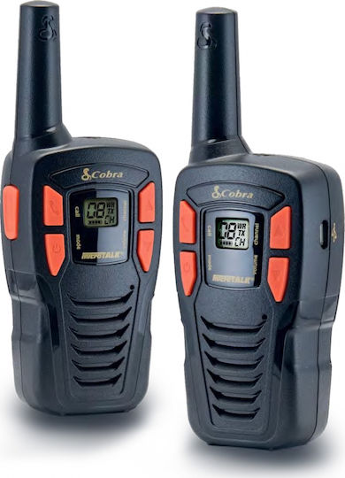 Cobra AM-245 Ασύρματος Πομποδέκτης PMR με Μονόχρωμη Οθόνη Σετ 2τμχ