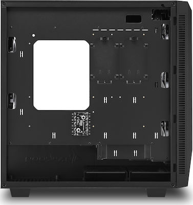 Sharkoon REV200 Gaming Midi Tower Κουτί Υπολογιστή με Πλαϊνό Παράθυρο και RGB Φωτισμό Μαύρο