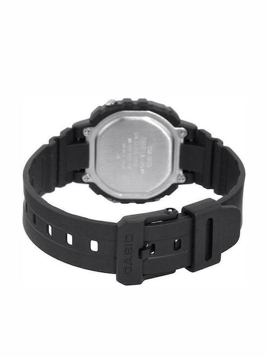 Casio Ρολόι Μπαταρίας με Καουτσούκ Λουράκι