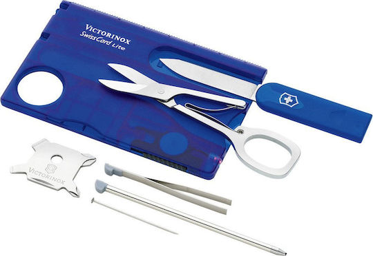 Victorinox Swisscard Lite Карта Мултифункционален Инструмент Син с Калъф