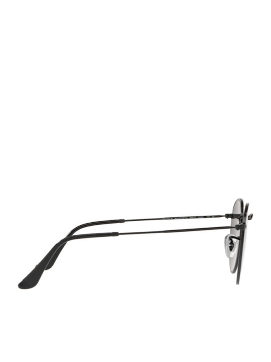 Ray Ban Round Metal Unisex Γυαλιά Ηλίου με Μαύρο Μεταλλικό Σκελετό και Μαύρο Ντεγκραντέ Φακό RB3447N 002/71