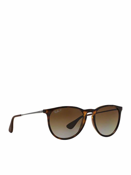 Ray Ban Erika Women's Sunglasses with Brown Tartaruga Frame and Brown Gradient Lens RB4171 710/T5