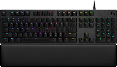 Logitech G513 Gaming Μηχανικό Πληκτρολόγιο με GX Brown διακόπτες και RGB φωτισμό (Αγγλικό US)