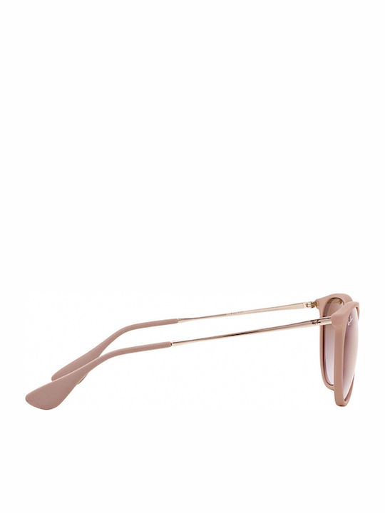 Ray Ban Erika Дамски Слънчеви Очила с Бежова Рамка и Кафяв Преливащ Лещи RB4171 6000/68