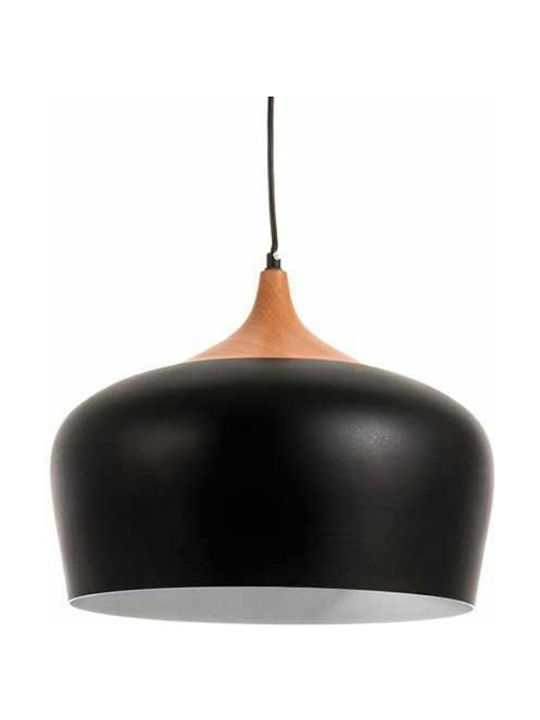 Inlight 4387 Pendant Light Black Bell with Socket E27