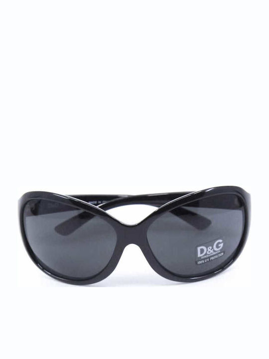 Dolce & Gabbana Γυαλιά Ηλίου Μαύρα με Κοκκάλινο Σκελετό Dolce & Gabbana Γυαλιά Ηλίου Μαύρα με Κοκκάλινο Σκελετό