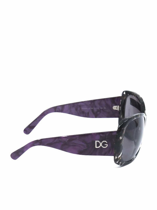 Dolce & Gabbana Women's Sunglasses with Brown Tartaruga Plastic Frame and Gray Lens DG4033 91187