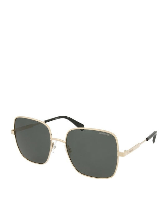 Polaroid Sunglasses Χρυσά with Metal Frame & Black Lens Polaroid Sunglasses Χρυσά with Metal Frame & Black Lens