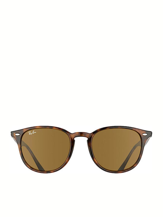 Ray Ban Unisex Sunglasses with Brown Tartaruga Plastic Frame and Brown Lens RB4259 710/73