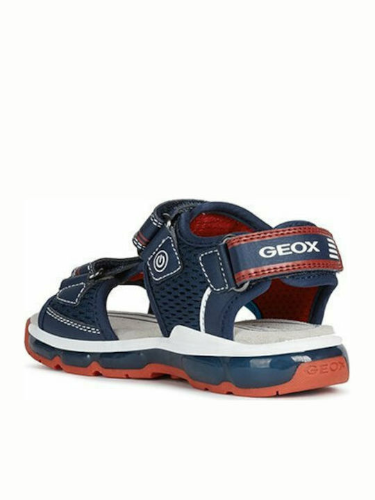 Kids' Sandals Anatomic with Velcro & Lights Navy Blue