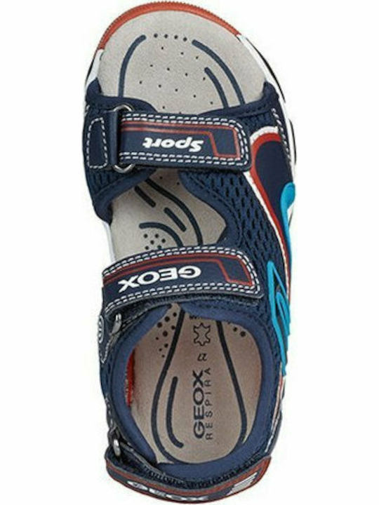 Kids' Sandals Anatomic with Velcro & Lights Navy Blue