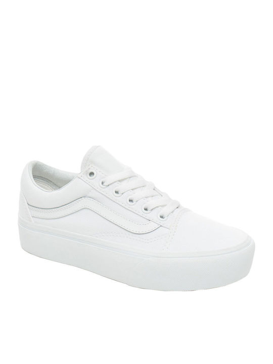Old Skool Flatforms Sneakers True White