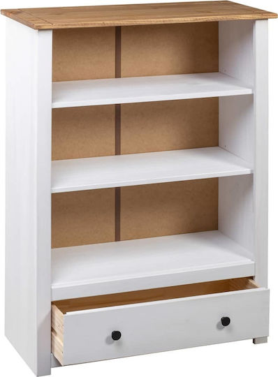 Bibliothek Panama Weiß 80x35x100cm