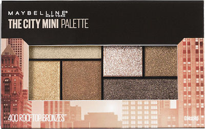 Maybelline The City Mini Paletă cu Farduri de Pleoape Formă Solidă 400 de bronzuri pe acoperiș 6gr