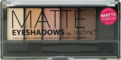 Technic Lidschattenpalette Matt in fester Form Nudes 7.2gr